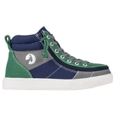 Billy Footwear (Kids) - Street High Top Earth Colour Block Canvas Shoes - Footwear